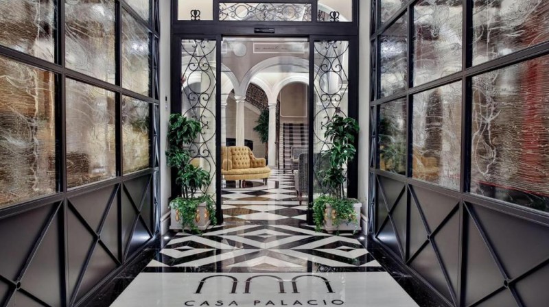 pasillo entrada Casa Palacio Maria Luisa