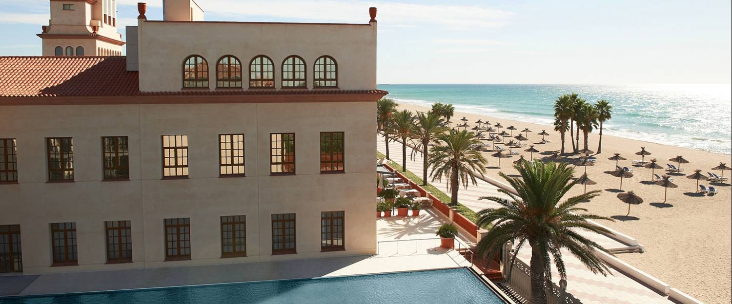 Views of the beach from Le Méridien Ra Beach Hotel & Spa