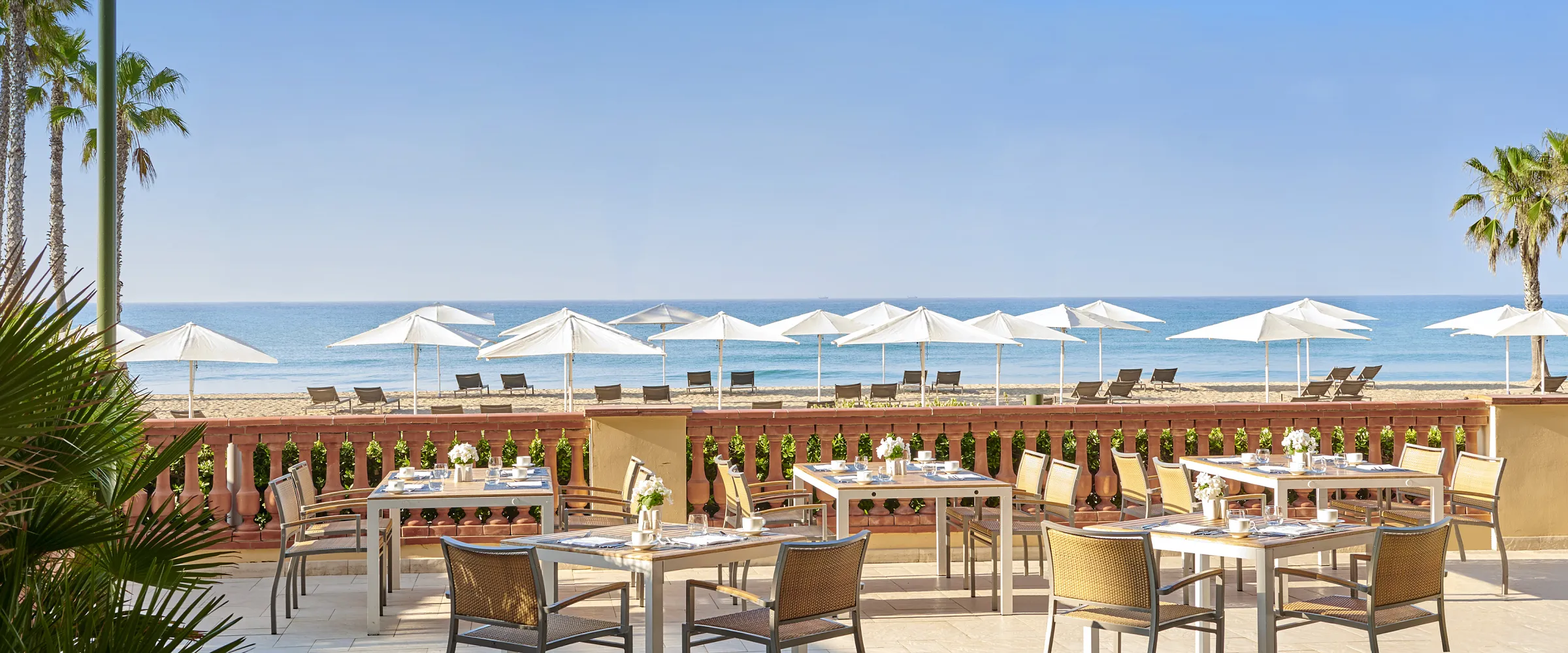 Bar with views over the Mediterraean