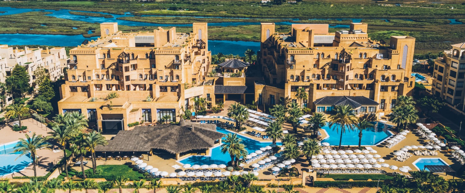 iberostar huelva aerial shot