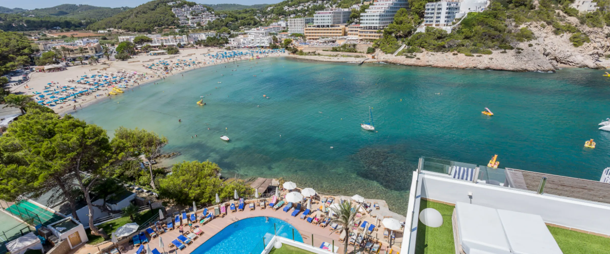 Day in Ibiza at Palladium Cala Llonga Hotel