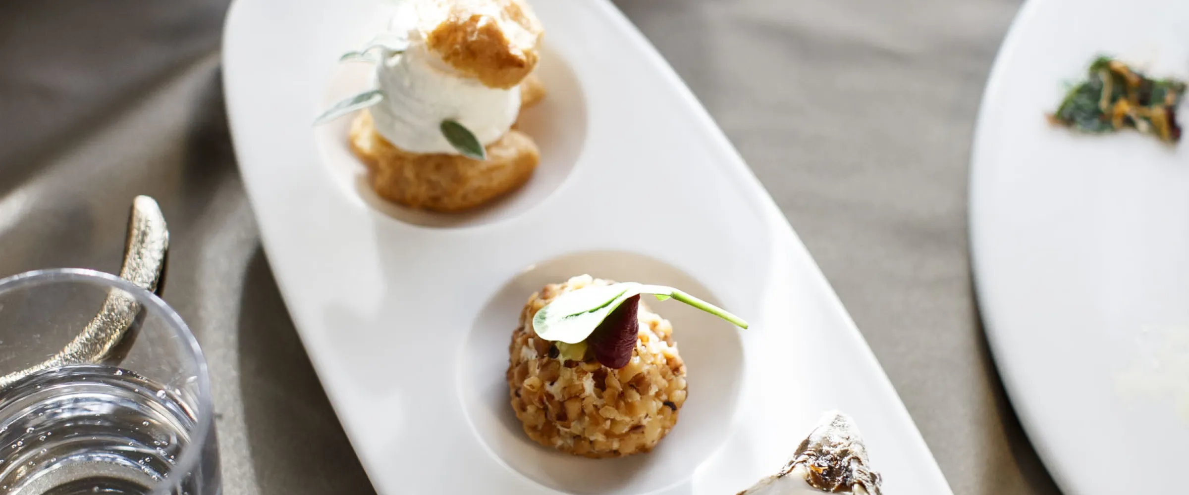 Gourmet Appetizer with Music at the Hotel Spinale